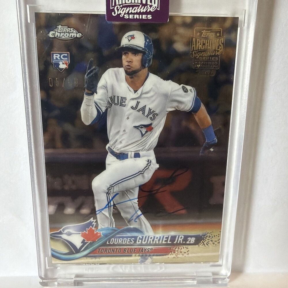 2025 Topps Archives Lourdes Gurriel Jr RC Autograph /60 2018 Topps chrome  Jays